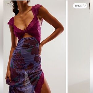 Free People Suddenly Fine Maxi Slip
